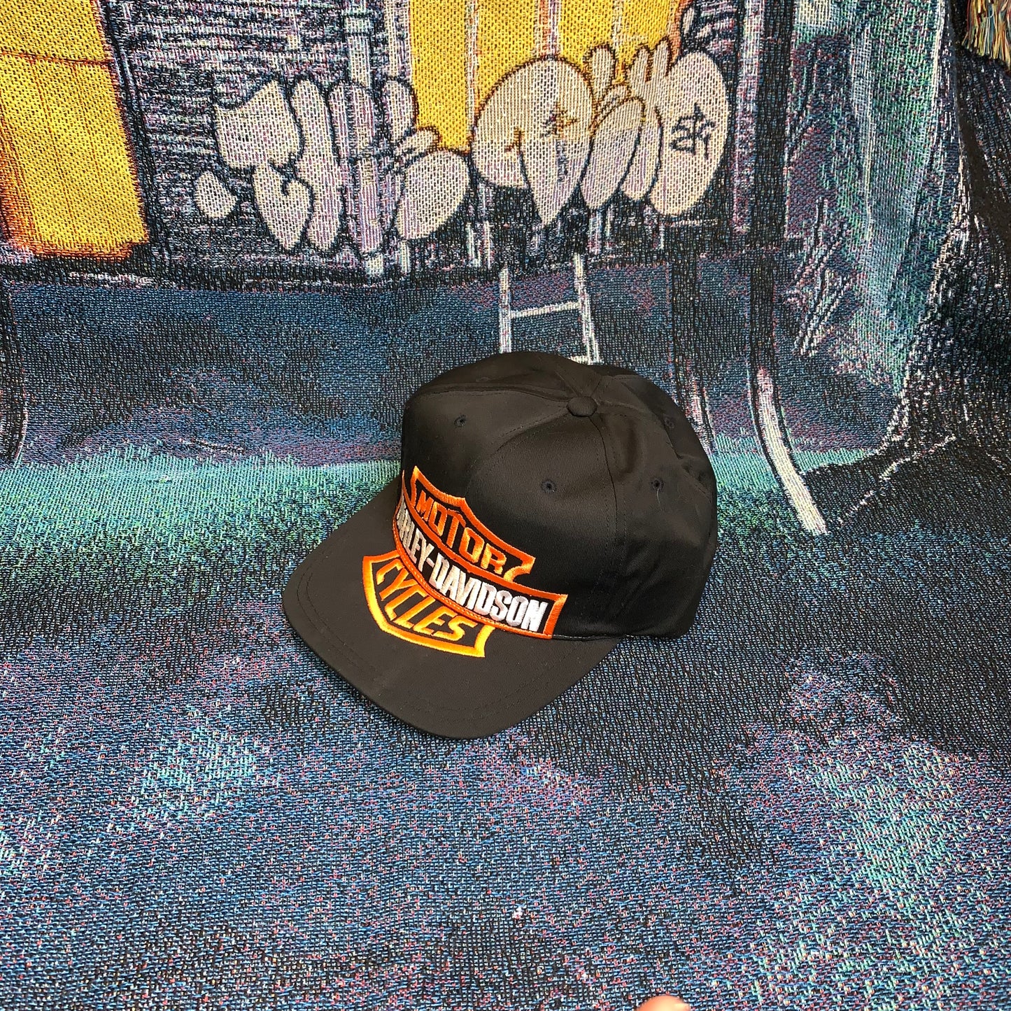 90s Harley Davidson XL Logo Snapback