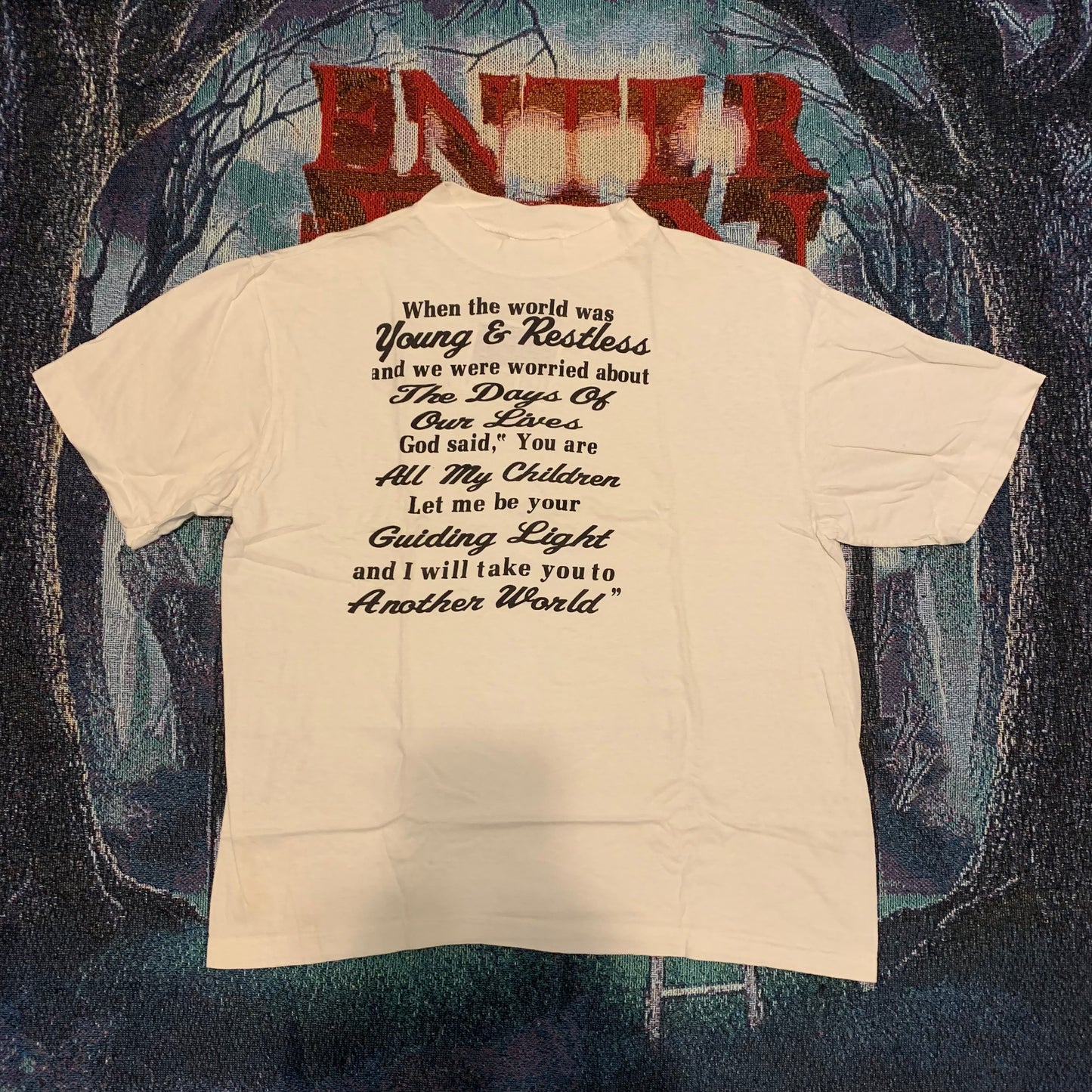 90s When The World Was Young & Restless Christian Tee