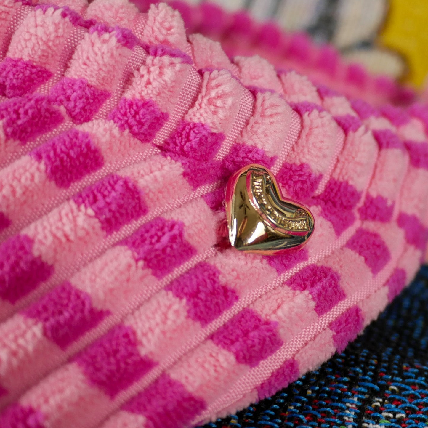 Juicy Couture Striped Corduroy Visor