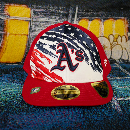 2022 New Era '4th of July' Oakland A's Fitted