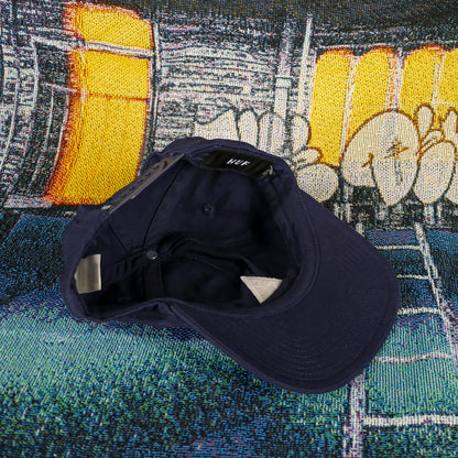 Huf Triple Triangle Unstructured Snapback (Navy)