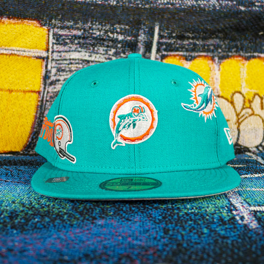 New Era x Just Don Miami Dolphins Fitted