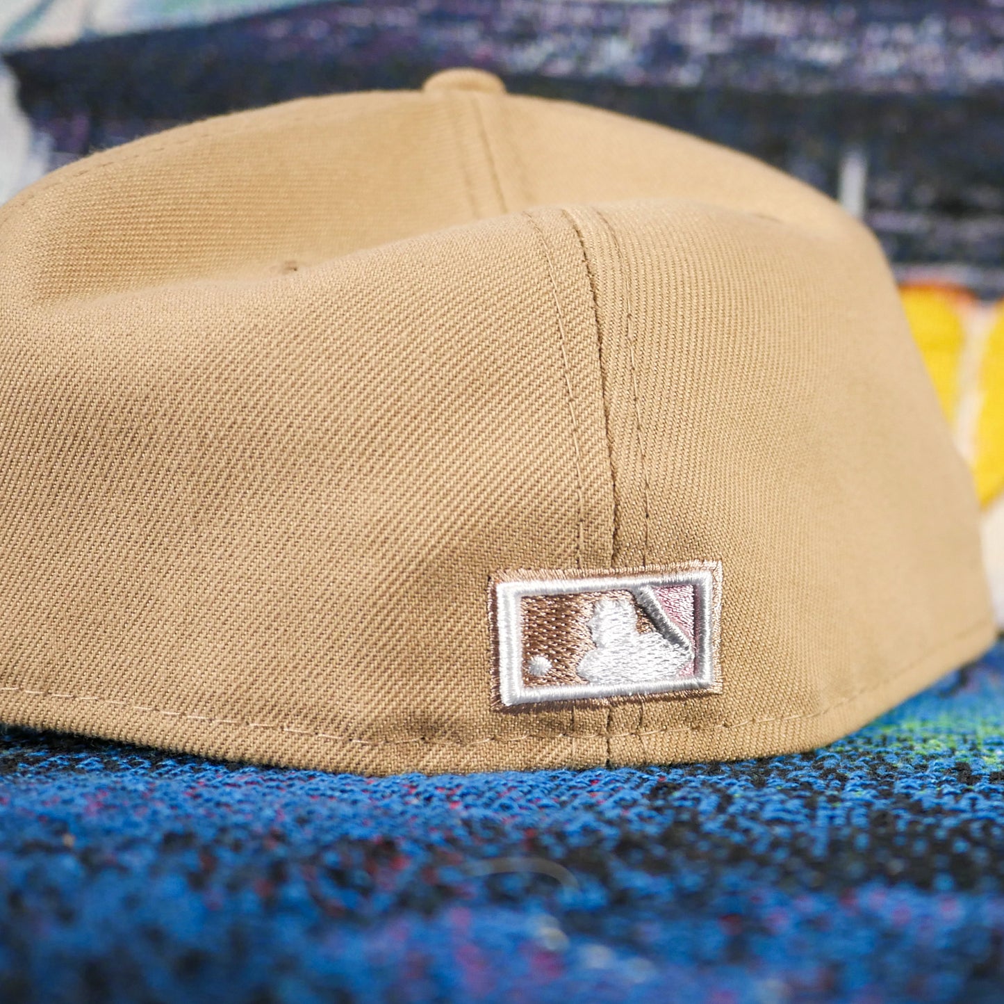 New Era 2003 Florida Marlins Khaki Fitted (Pink UV)