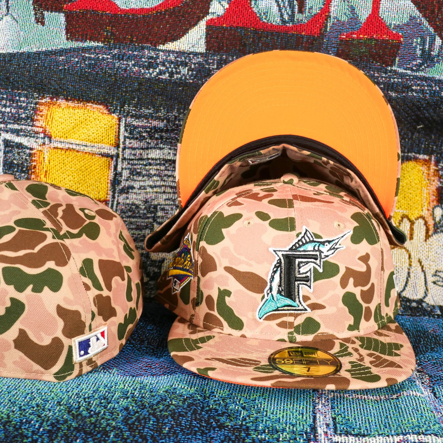 New Era Florida Marlins Duck Camo Fitted