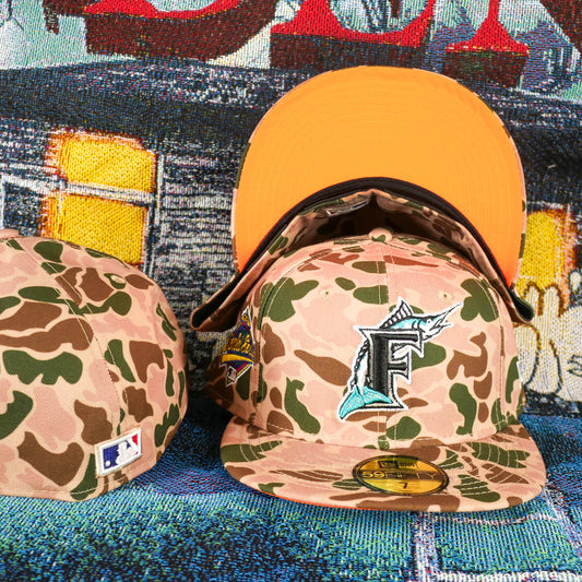 New Era Florida Marlins Duck Camo Fitted