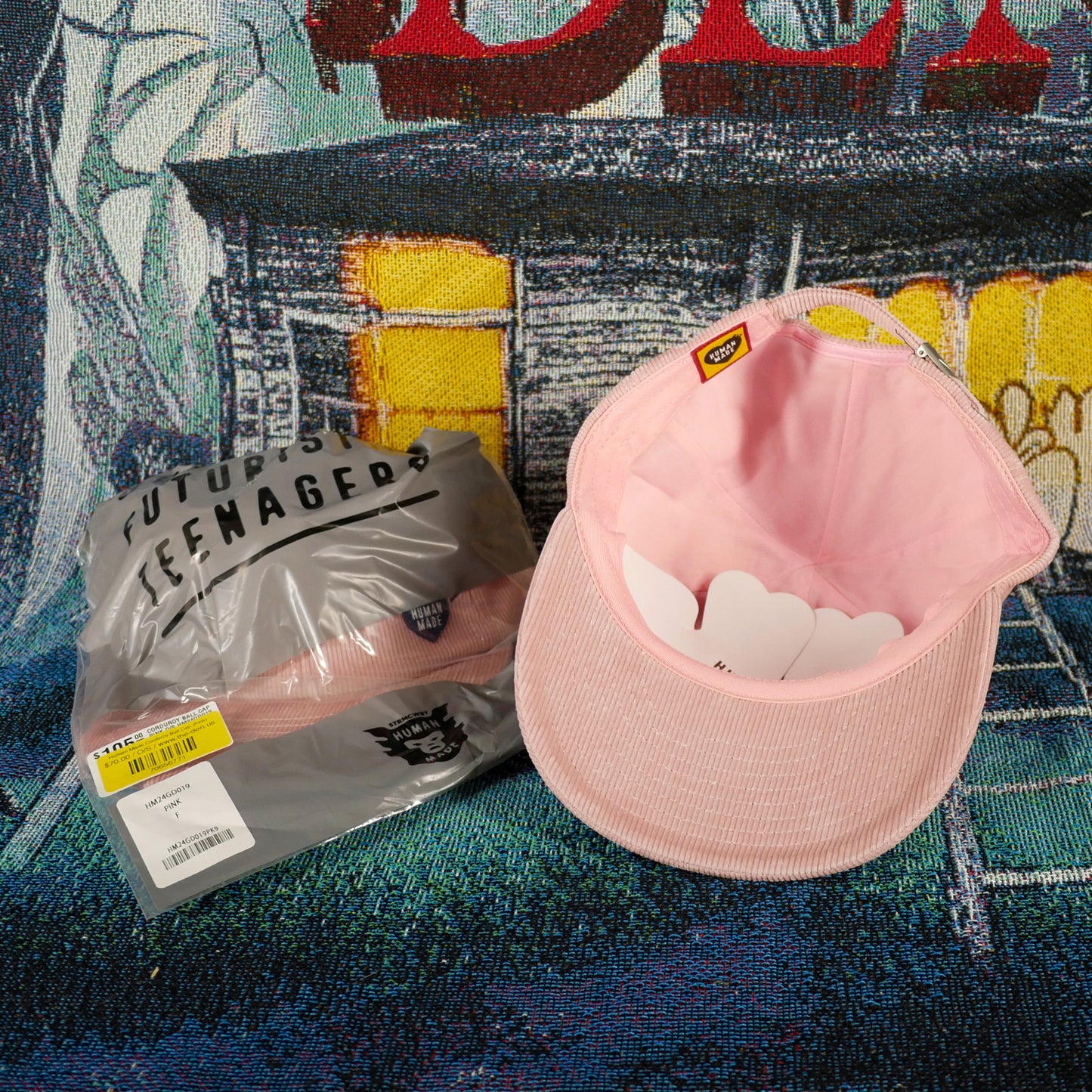 Human Made Corduroy Ball Cap (Pink)