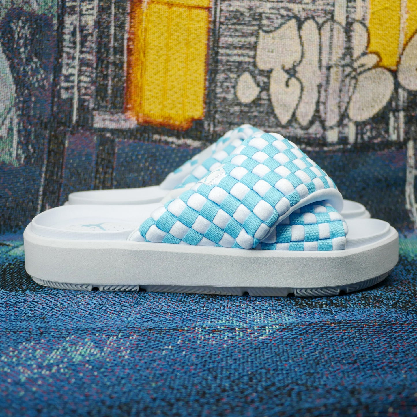 Jordan Sophia Woven Slides 'Pool'