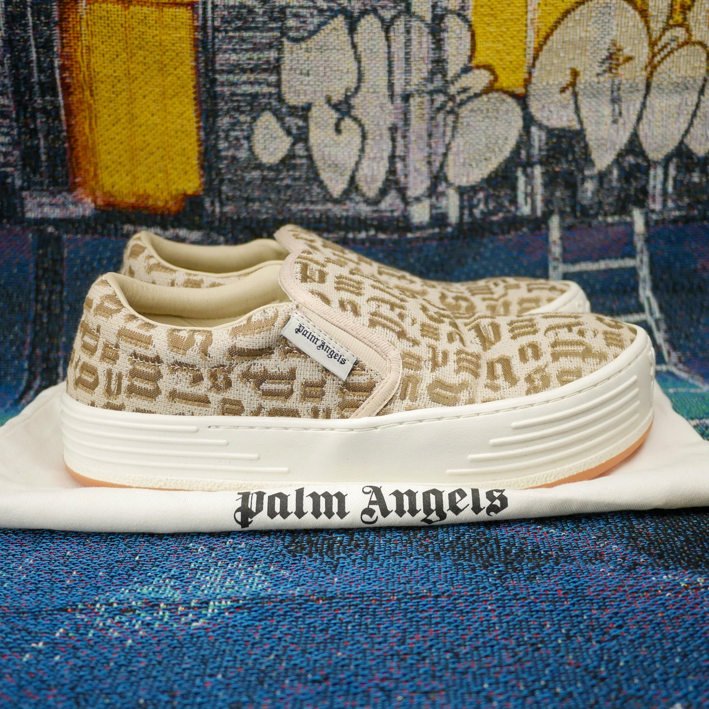 Palm Angels Slip Ons (Beige)