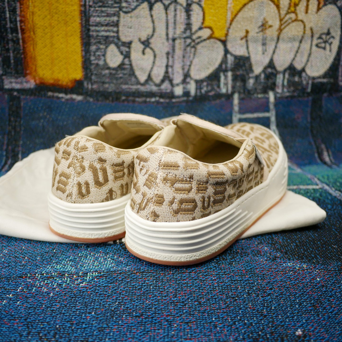 Palm Angels Slip Ons (Beige)