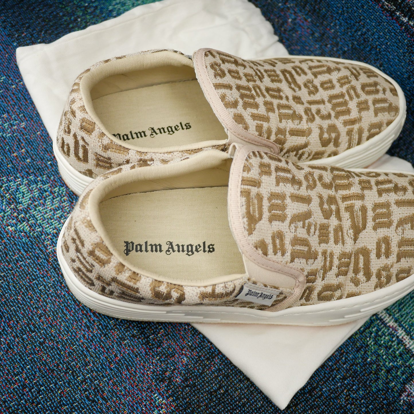 Palm Angels Slip Ons (Beige)