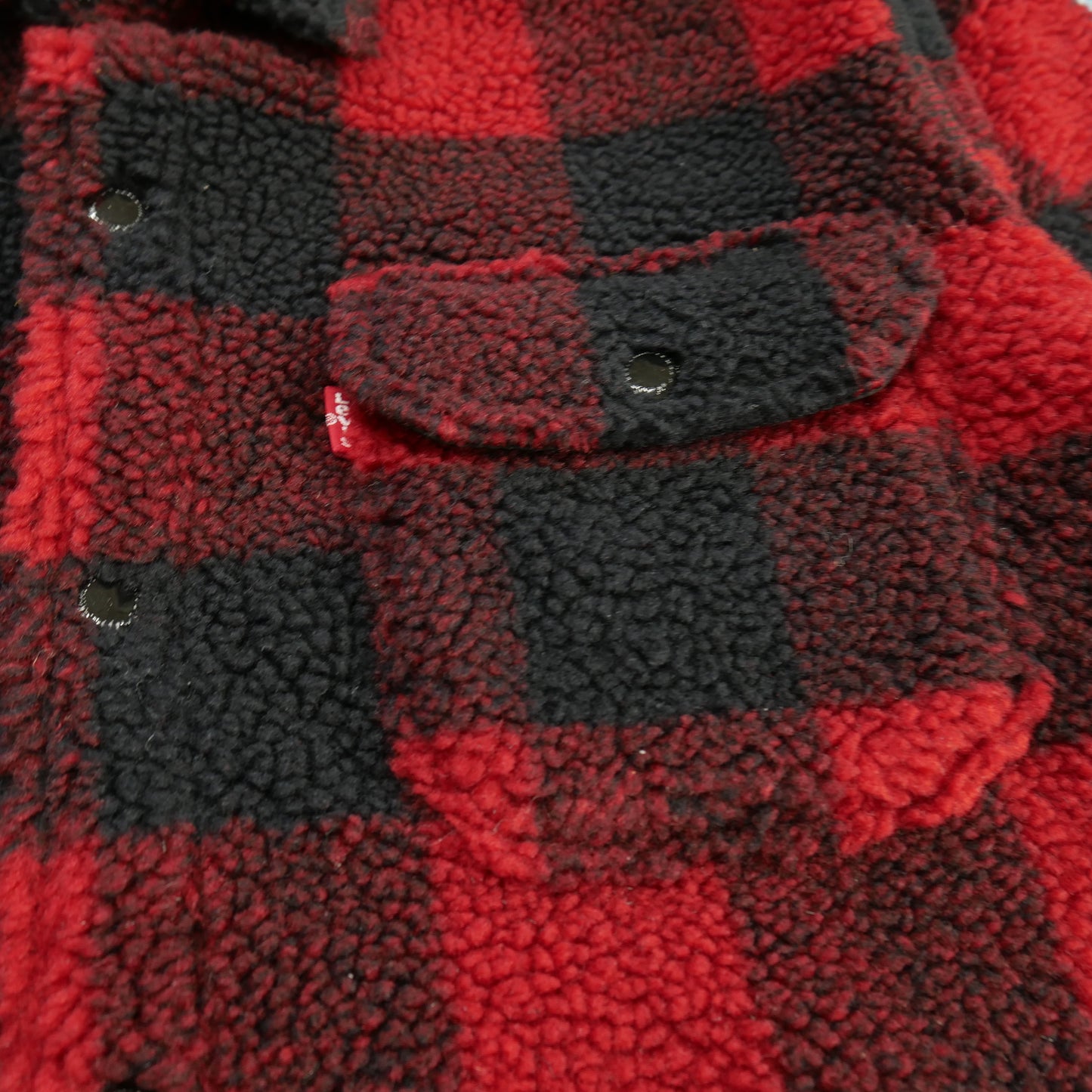 Levi's Buffalo Plaid Faux Sherpa Work Shirt