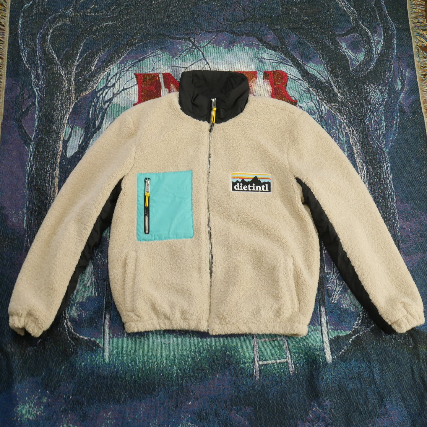 Diet Starts Monday Mountains Fleece Full Zip