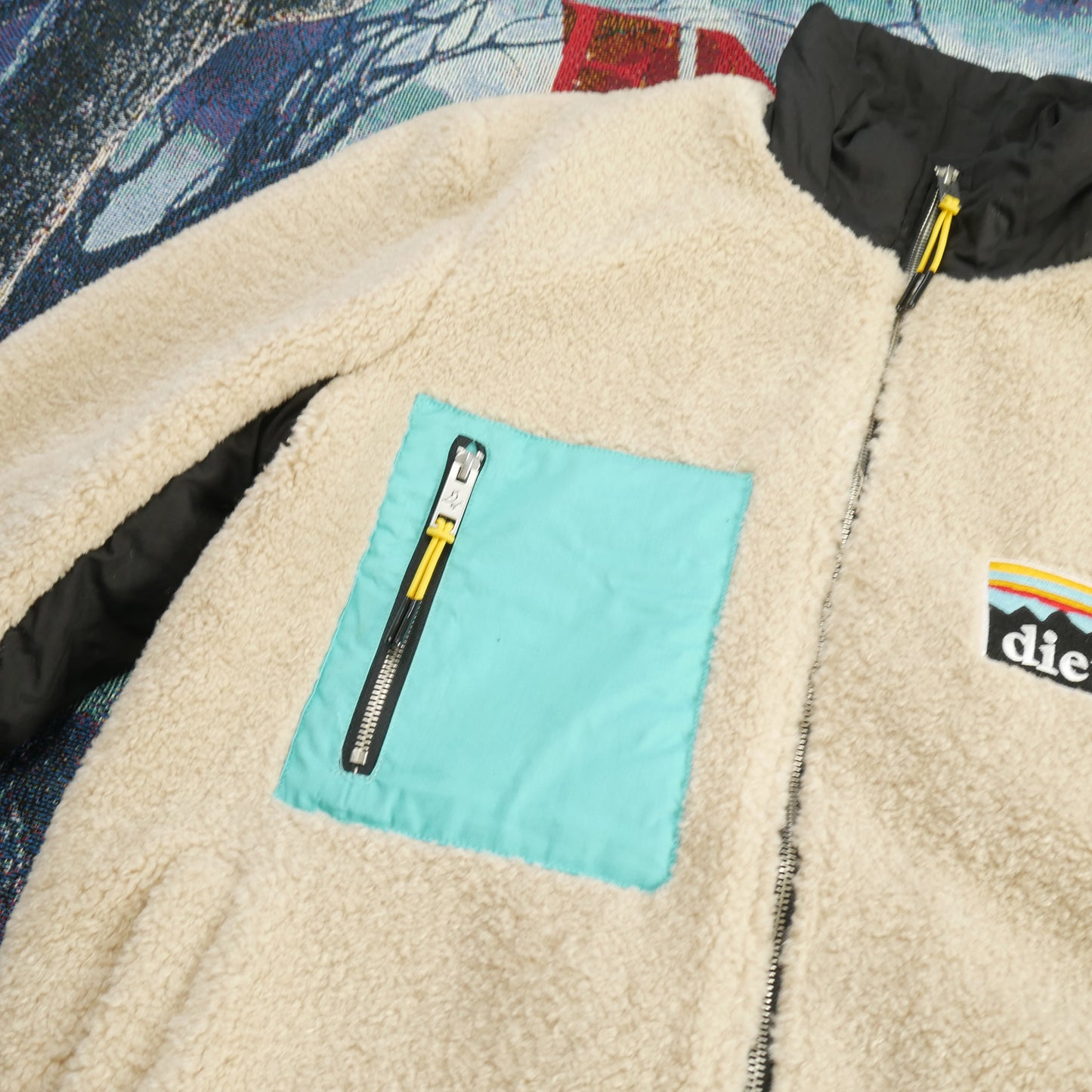 Diet Starts Monday Mountains Fleece Full Zip