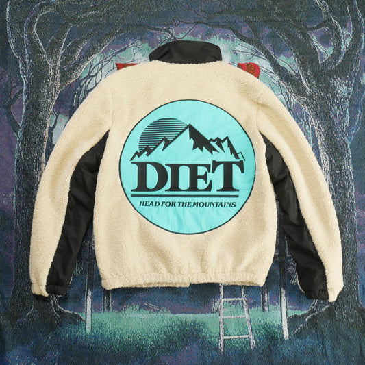 Diet Starts Monday Mountains Fleece Full Zip