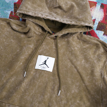 Jordan Essentials All Over Wash Hoodie (Light Olive)