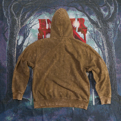 Jordan Essentials All Over Wash Hoodie (Light Olive)