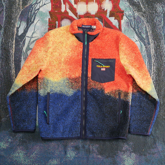Polo Sport Bonded Hi Pile Jacket (Red Rock Ombre)