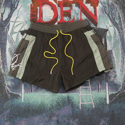 Diet Starts Monday Crinkled Nylon Shorts