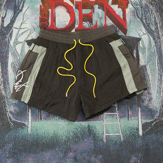 Diet Starts Monday Crinkled Nylon Shorts