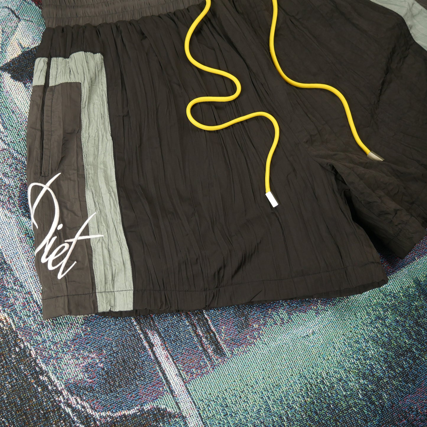 Diet Starts Monday Crinkled Nylon Shorts