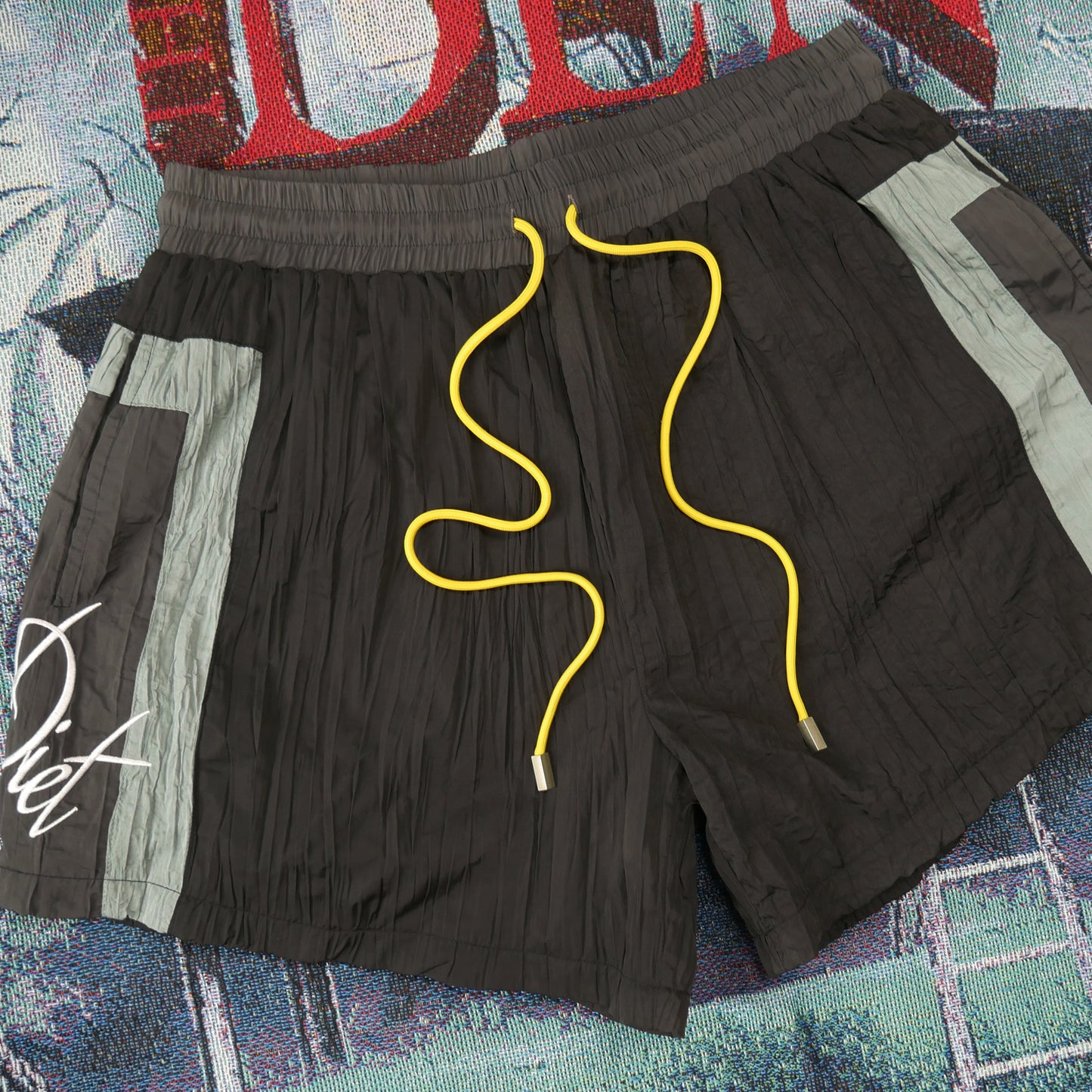 Diet Starts Monday Crinkled Nylon Shorts