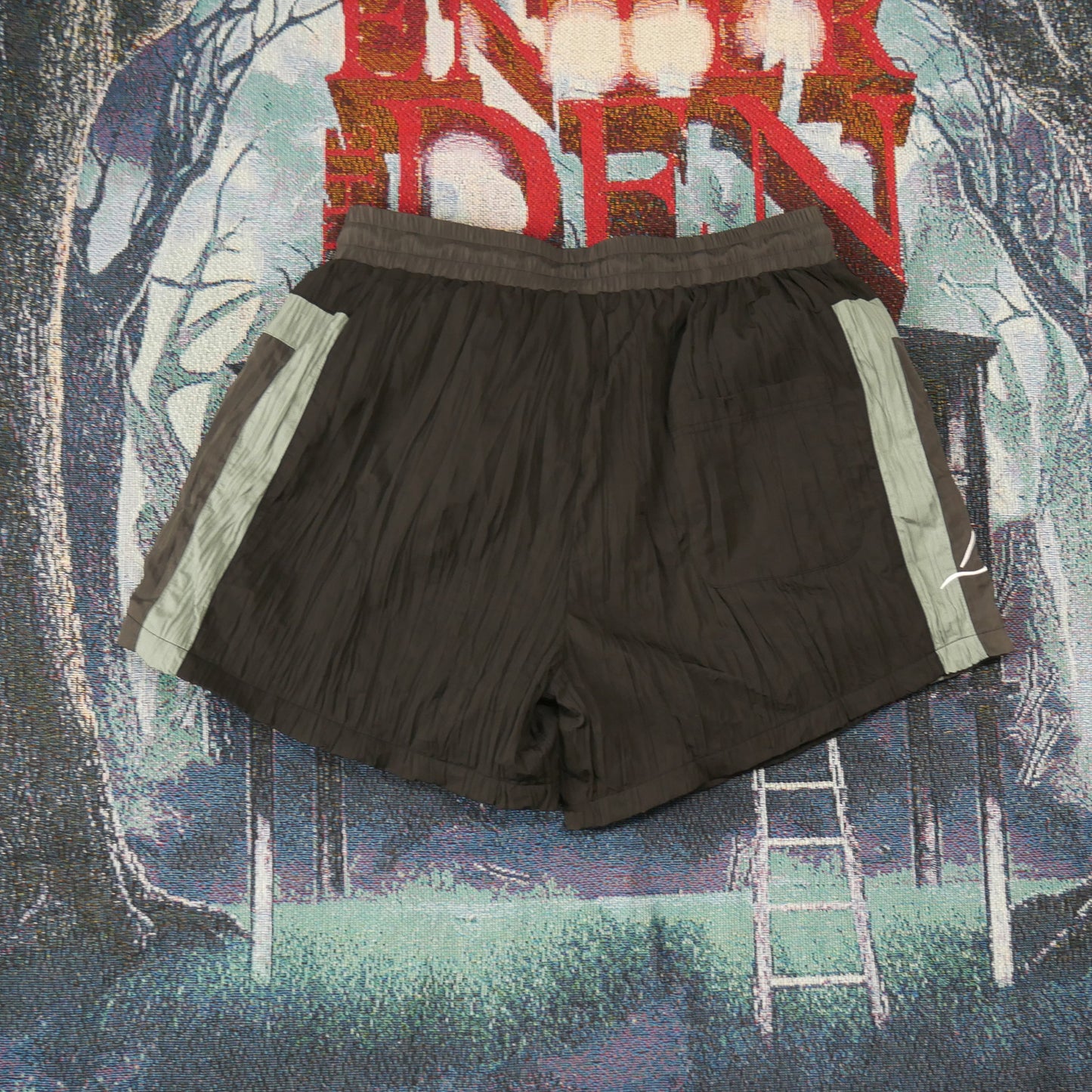 Diet Starts Monday Crinkled Nylon Shorts