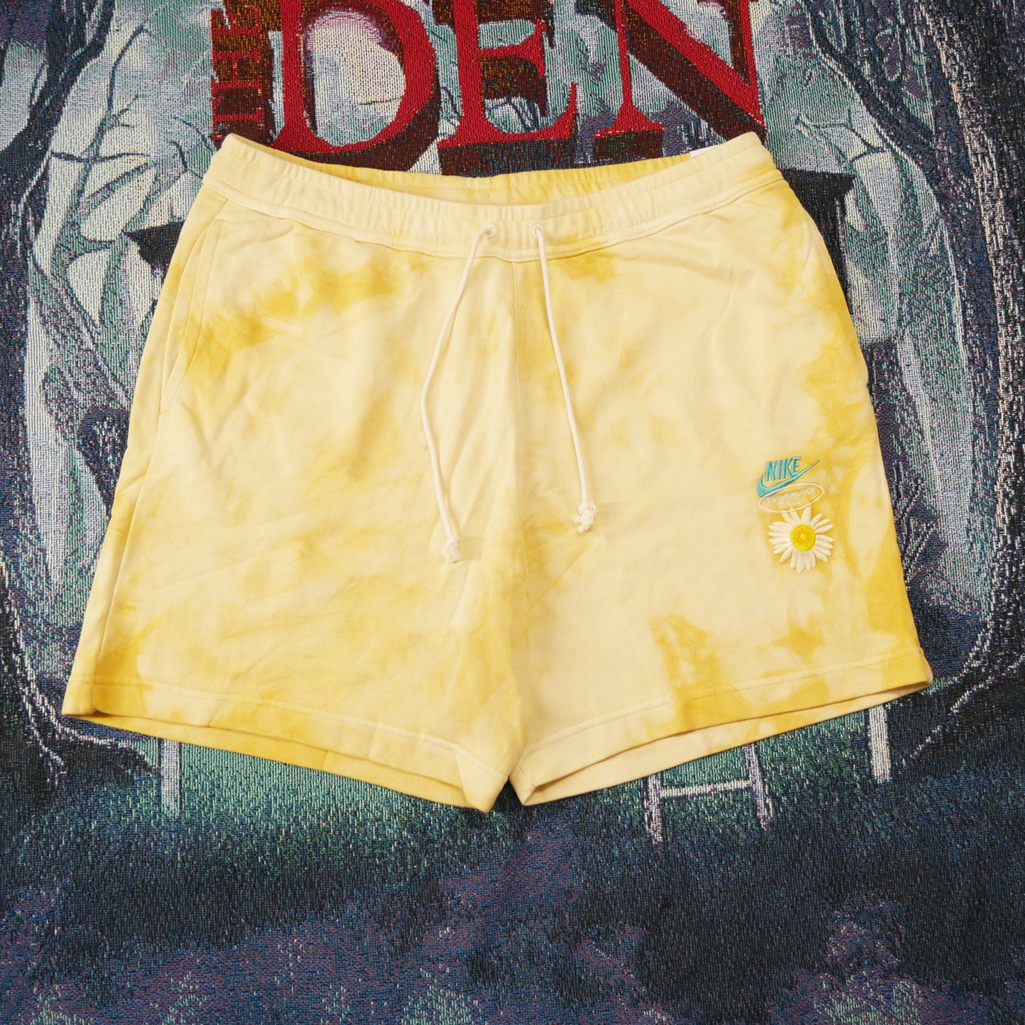 Nike French Terry Shorts (Sanded Gold)