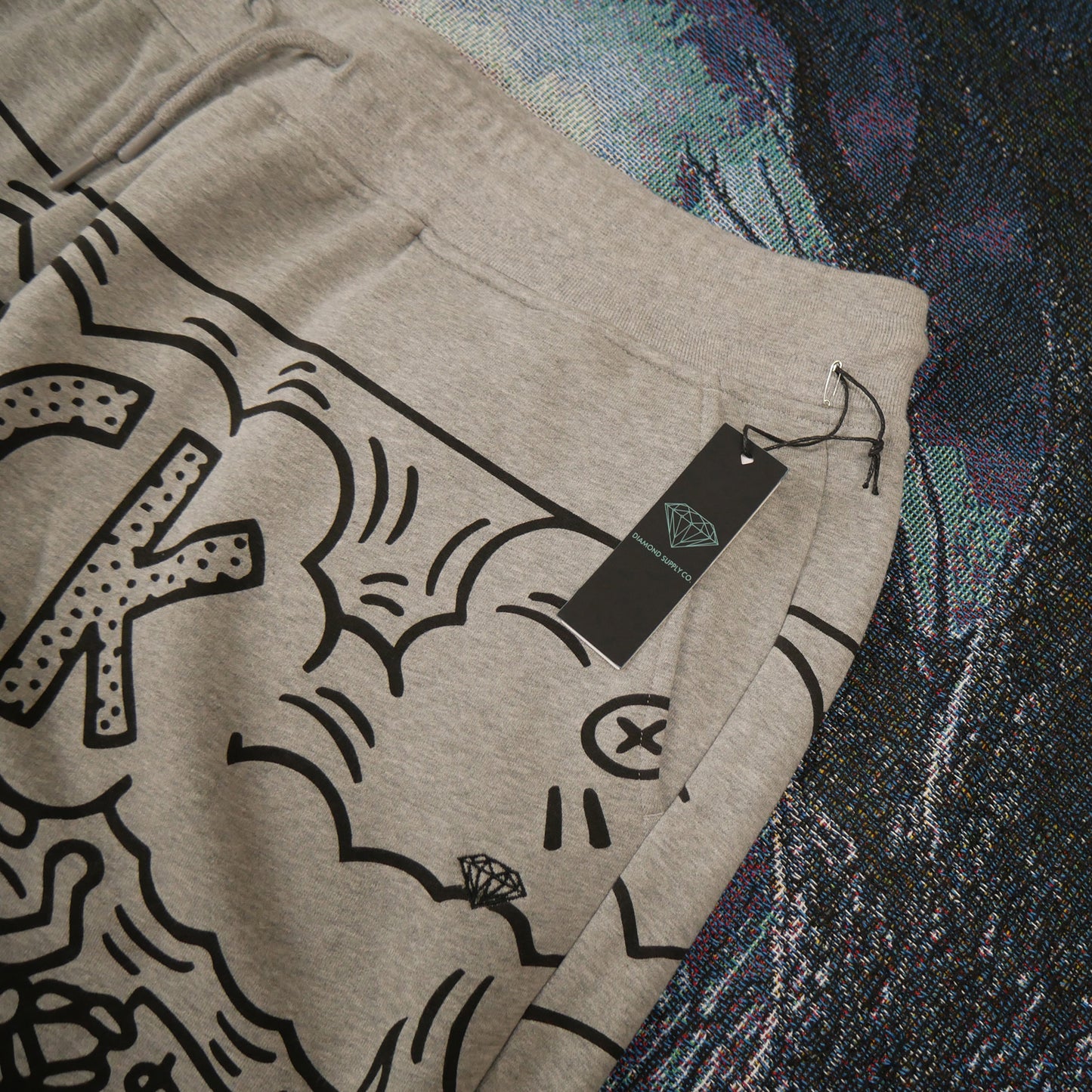 Diamond Supply Co. x Keith Haring 'Crack is Wack' Pants