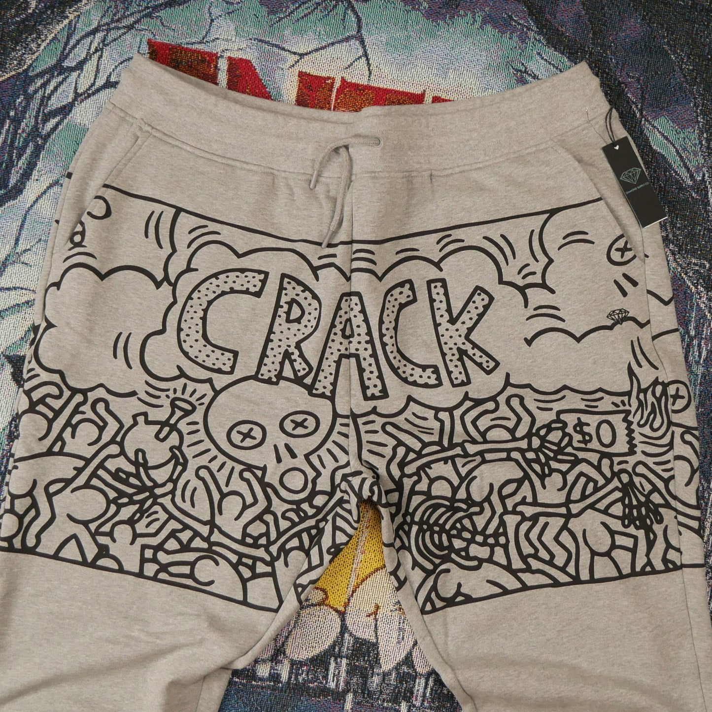 Diamond Supply Co. x Keith Haring 'Crack is Wack' Pants