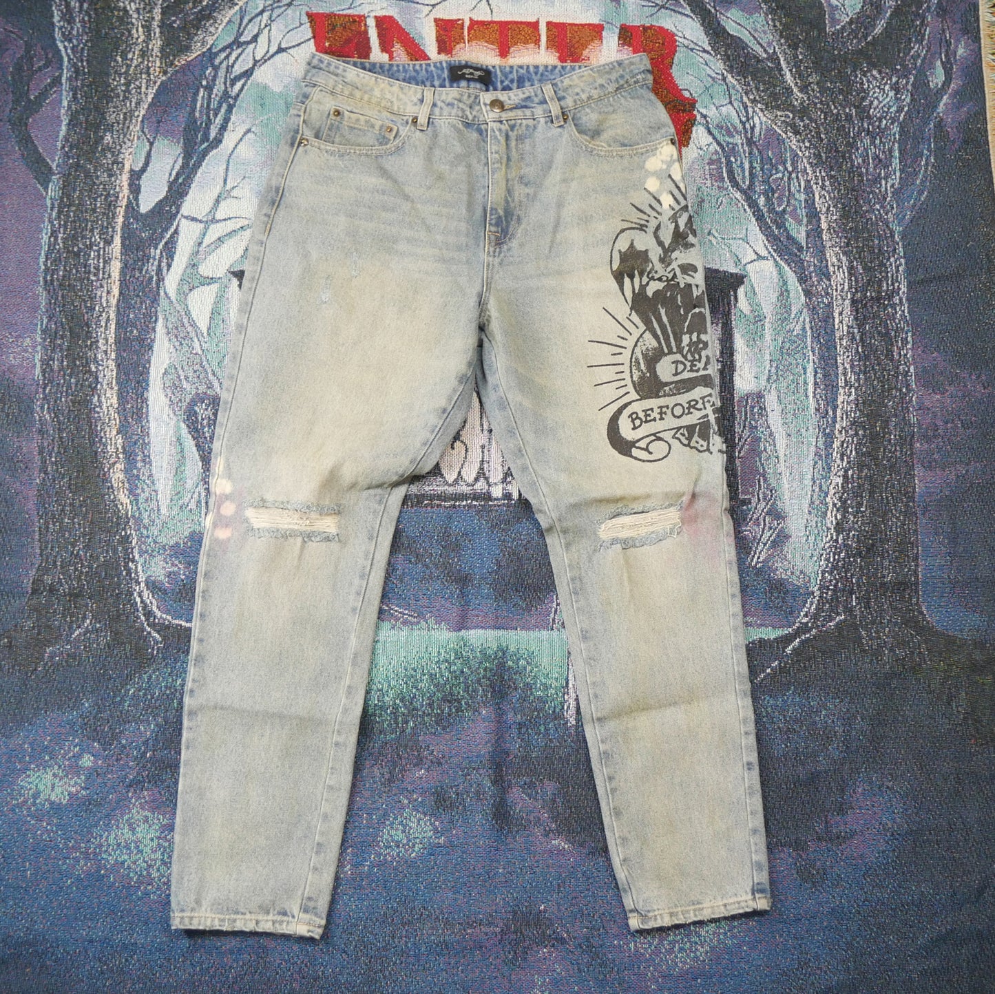 Ed Hardy Eagle Slim Taper Jean