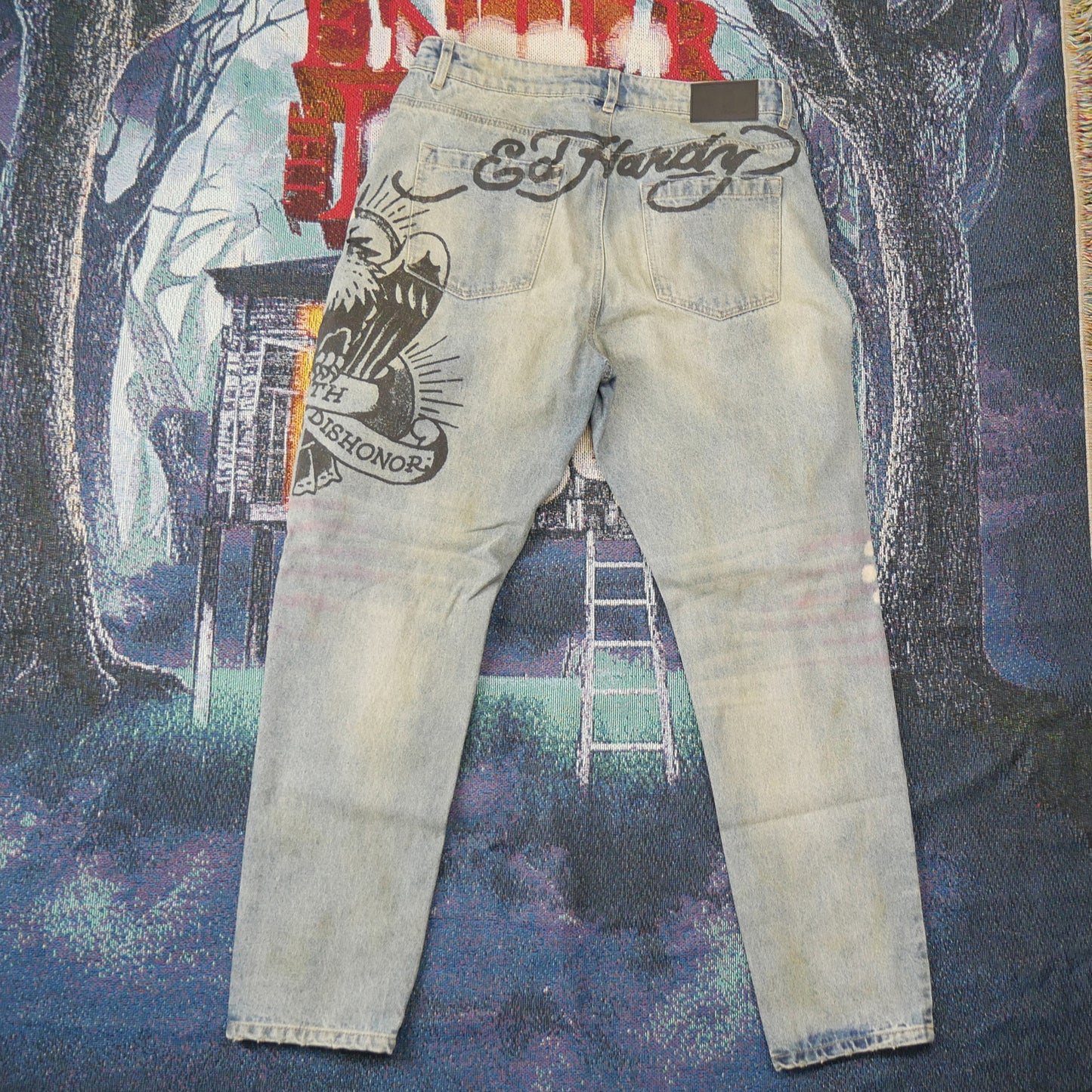 Ed Hardy Eagle Slim Taper Jean