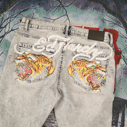 Ed Hardy Screaming Tiger Slim Skinny Jean