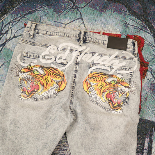 Ed Hardy Screaming Tiger Slim Skinny Jean