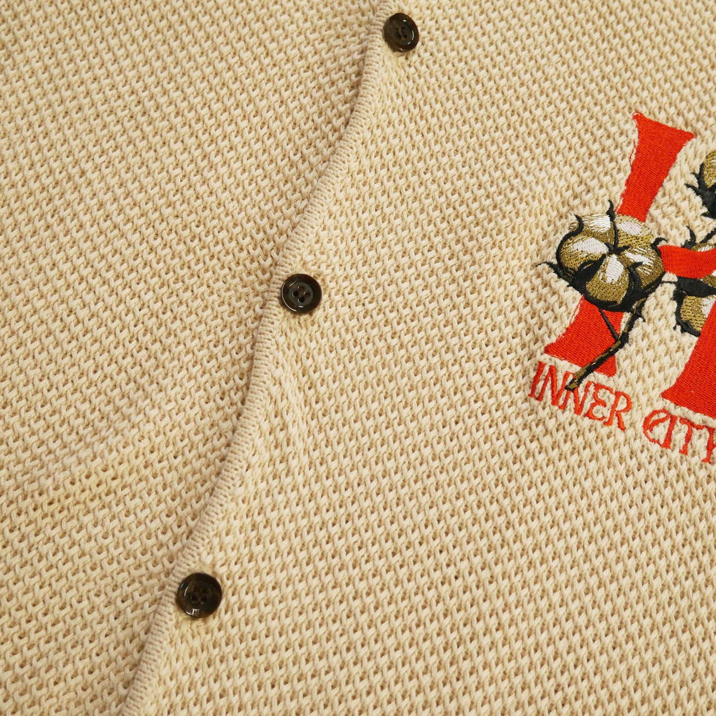 Honor The Gift Knit H Button Up (Bone)