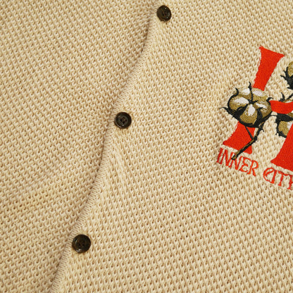 Honor The Gift Knit H Button Up (Bone)
