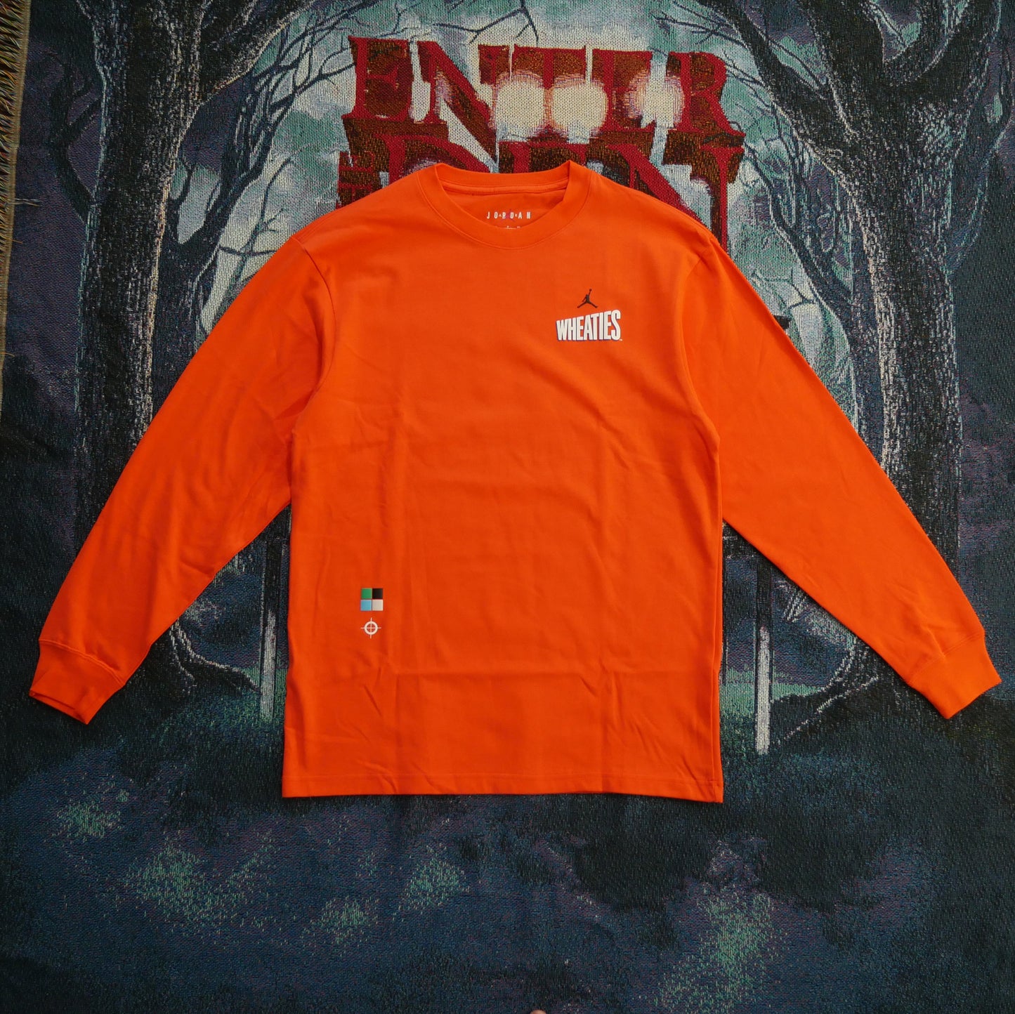 Jordan Wheaties Flight MVP 85 L/S Tee (Rush Orange)