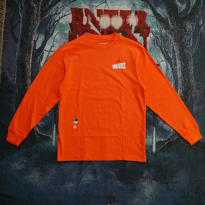 Jordan Wheaties Flight MVP 85 L/S Tee (Rush Orange)