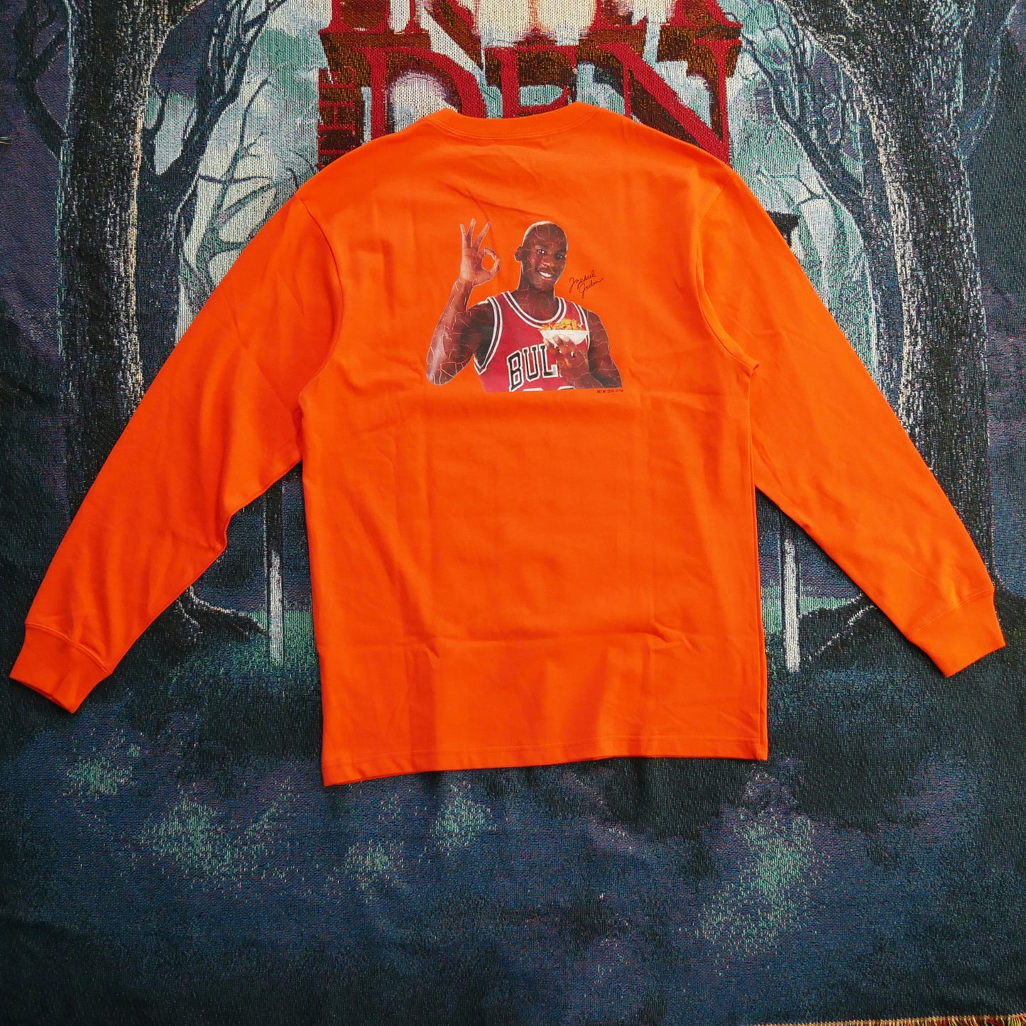 Jordan Wheaties Flight MVP 85 L/S Tee (Rush Orange)