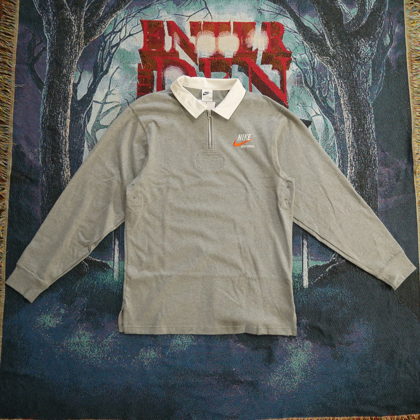 Nike Trending Rugby Top (Grey)