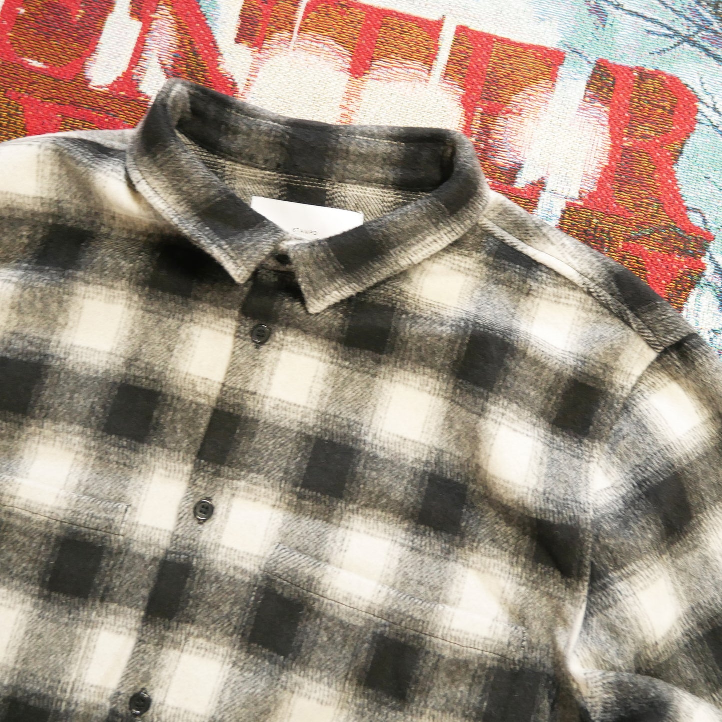 STAMPD LA Essential Plaid Button Down Shirt