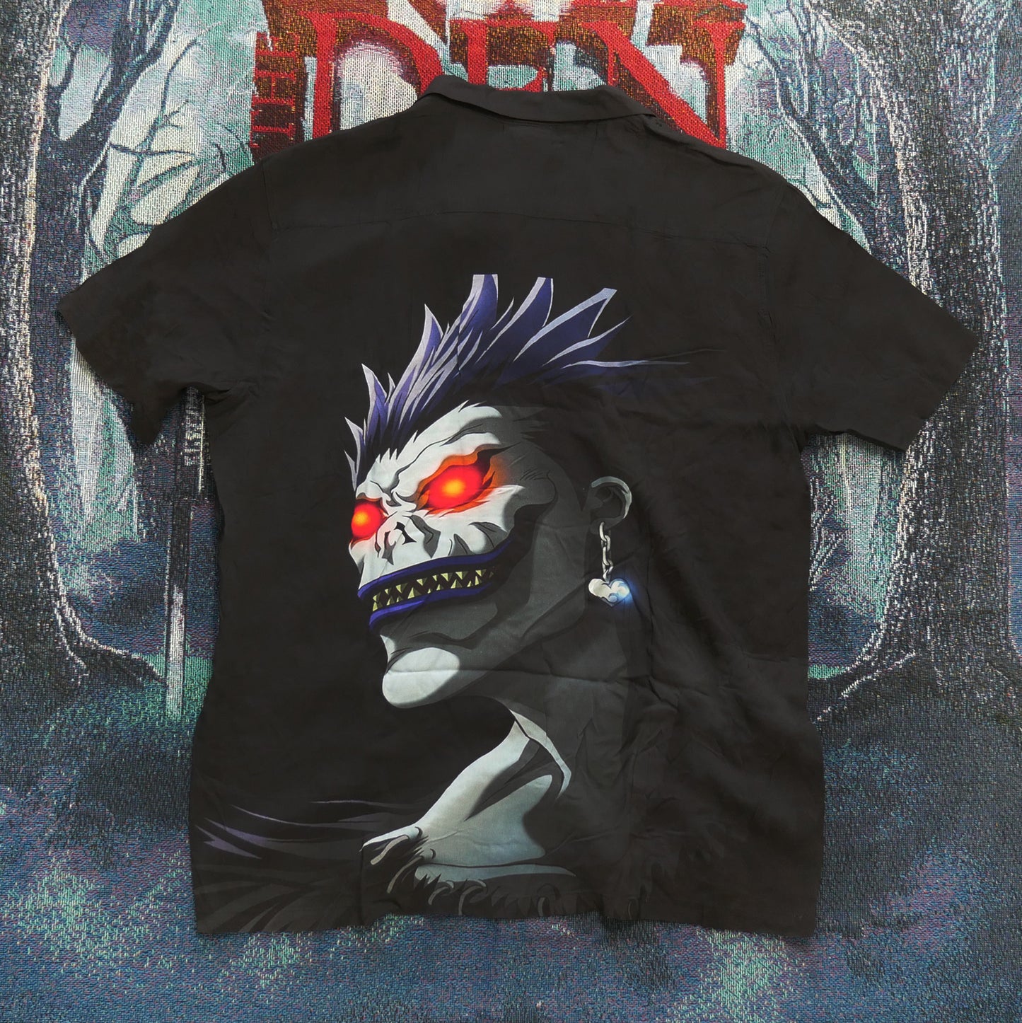 Death Note Rayon Button Down Shirt