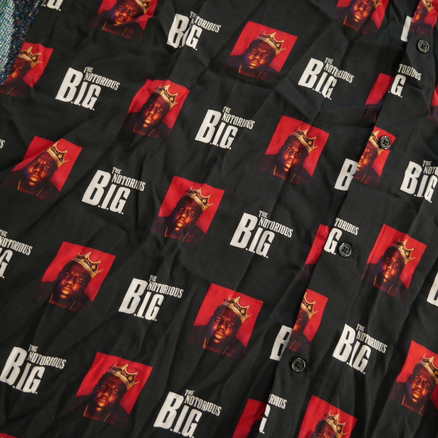 The Notorious B.I.G. Rayon Button Up