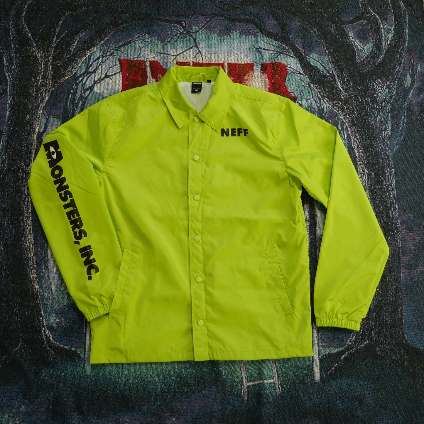 Neff x Disney Monsters Inc. Mike Wazowski Coach Jacket