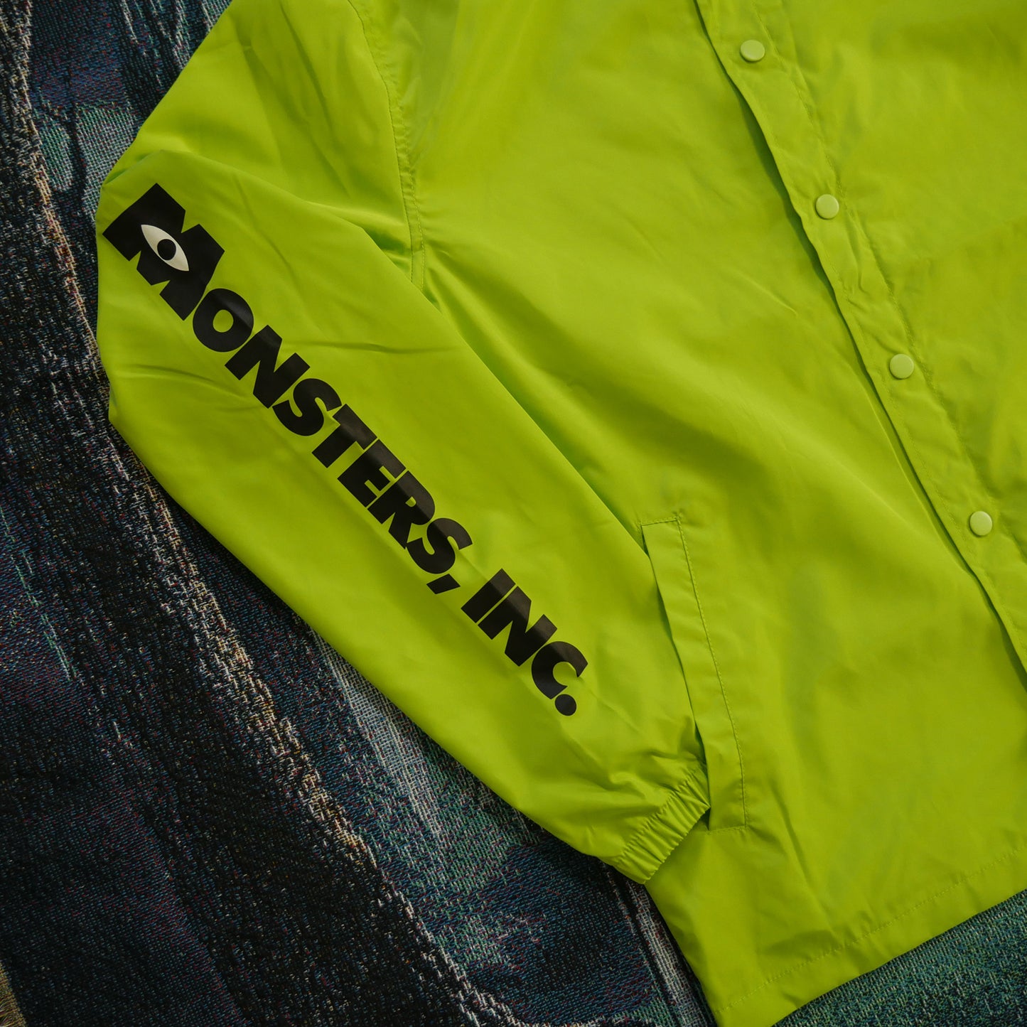 Neff x Disney Monsters Inc. Mike Wazowski Coach Jacket