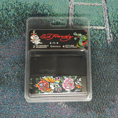 Ed Hardy Adjustable Belt Set