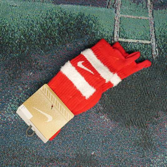 Nike Elite Crew Christmas Socks (Red)