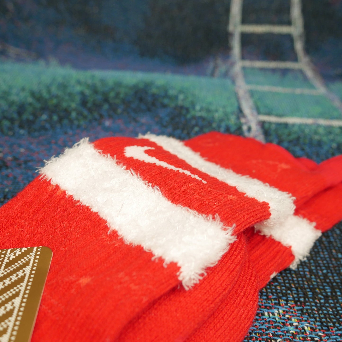Nike Elite Crew Christmas Socks (Red)
