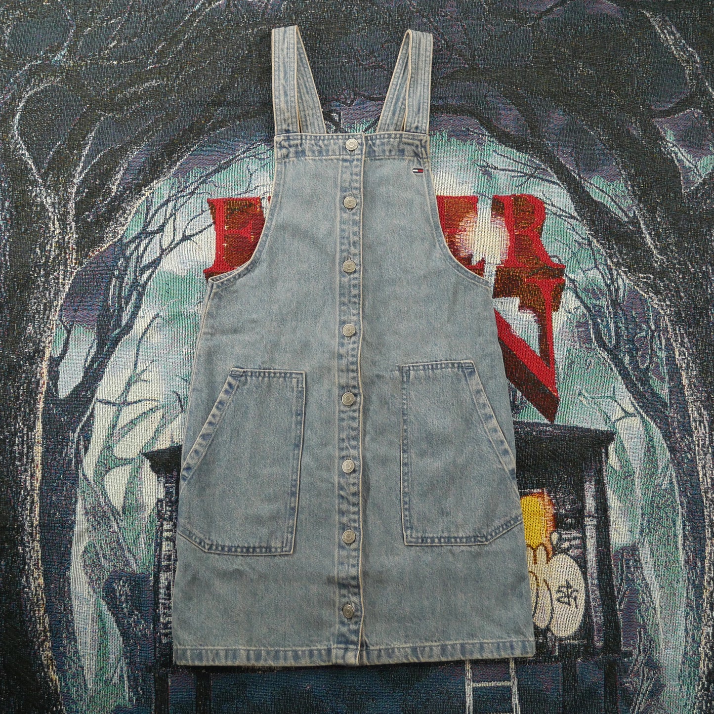 Tommy Jeans Denim Overall Dress