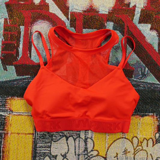 Adidas x Ivy Park High Neck Sheer Bra