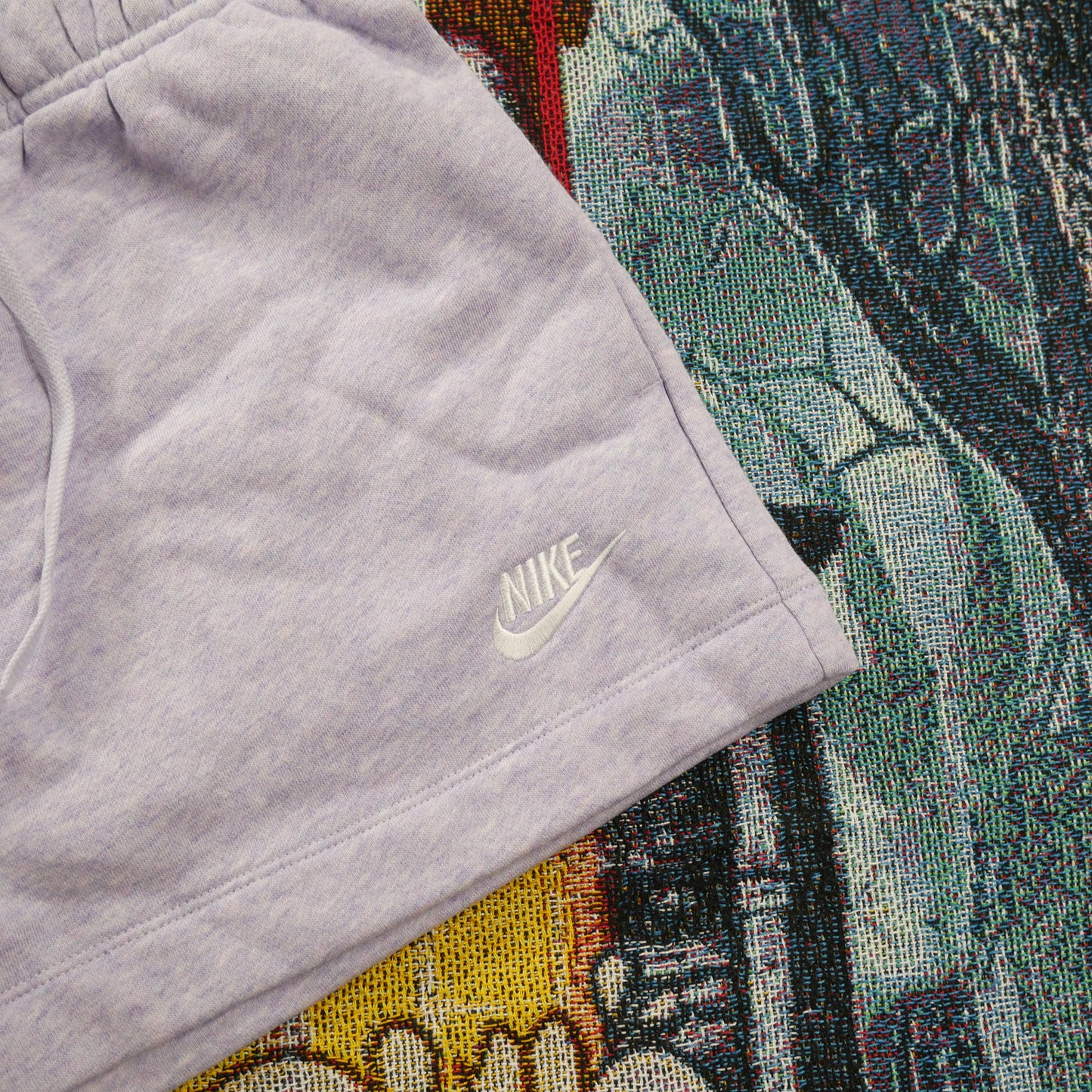 Nike Club Mid Rise Fleece Shorts (Purple)